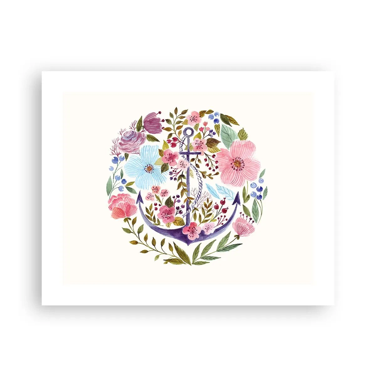 Poster - Goede droom van zeeman - 50x40 cm
