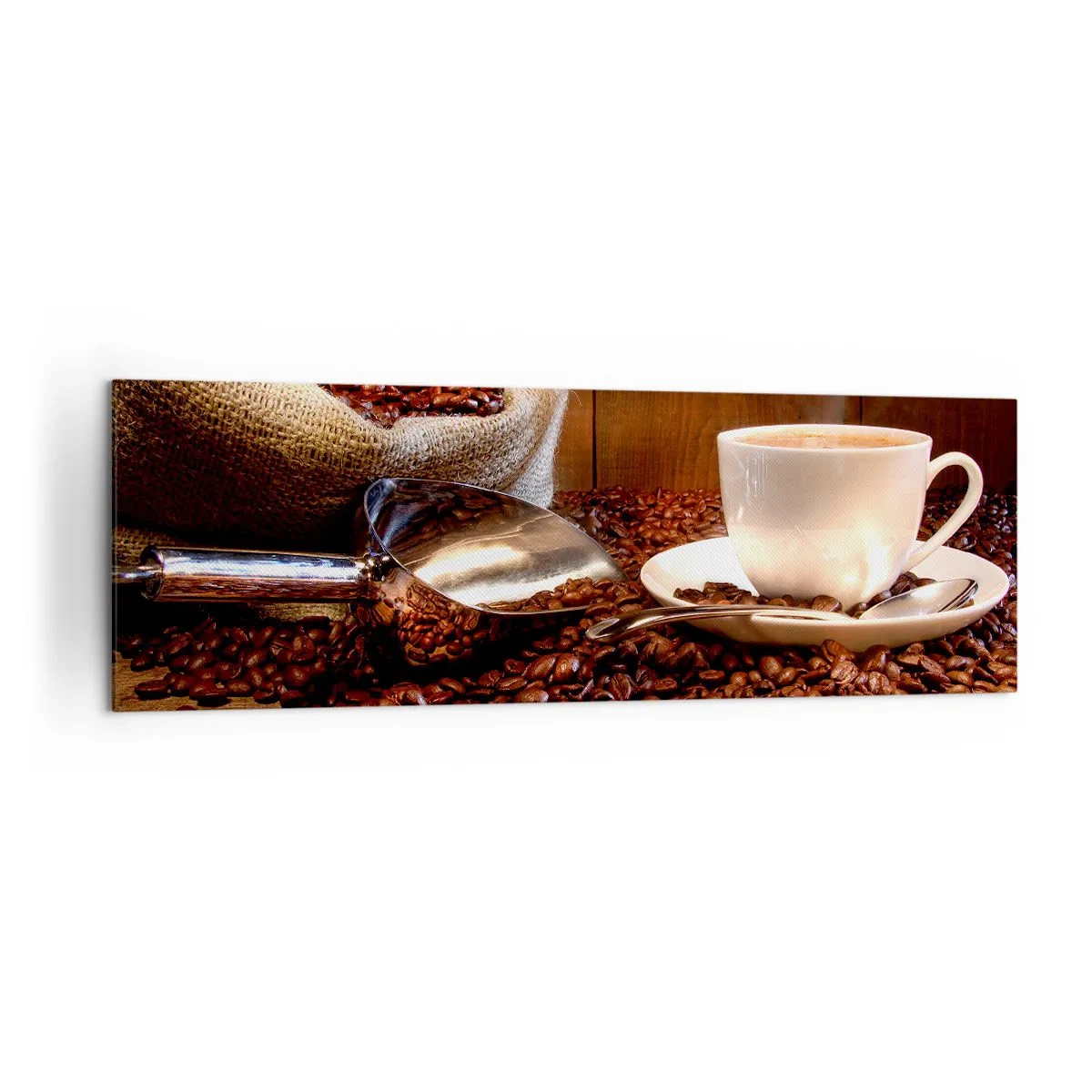 Schilderen op canvas - Voel je die geur? - 160x50 cm