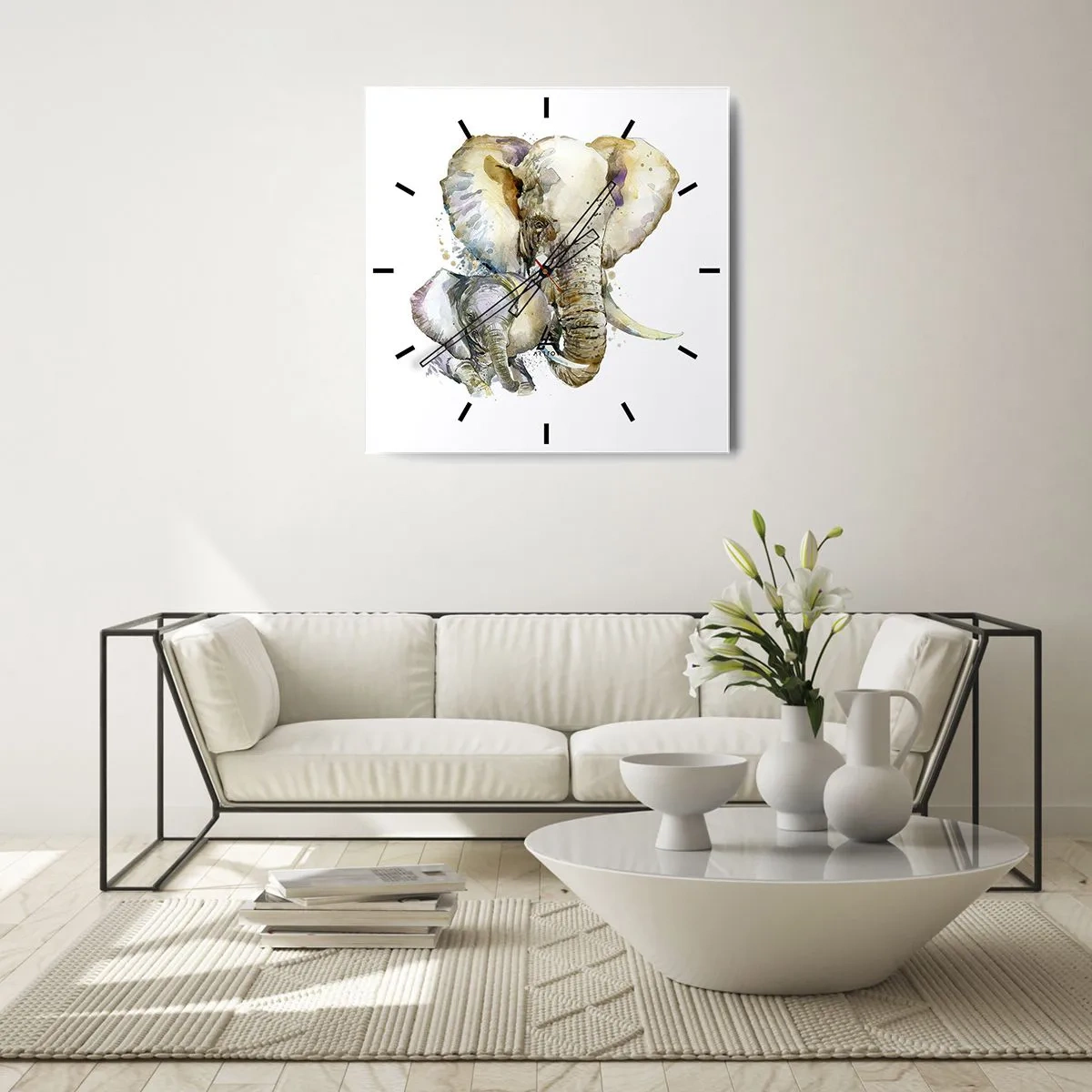 Wandklok - Klok - Er gaat niets boven mama - 30x30 cm
