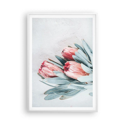Poster in een witte lijst - Schaamt zich voor hun eigen schoonheid - 70x100 cm