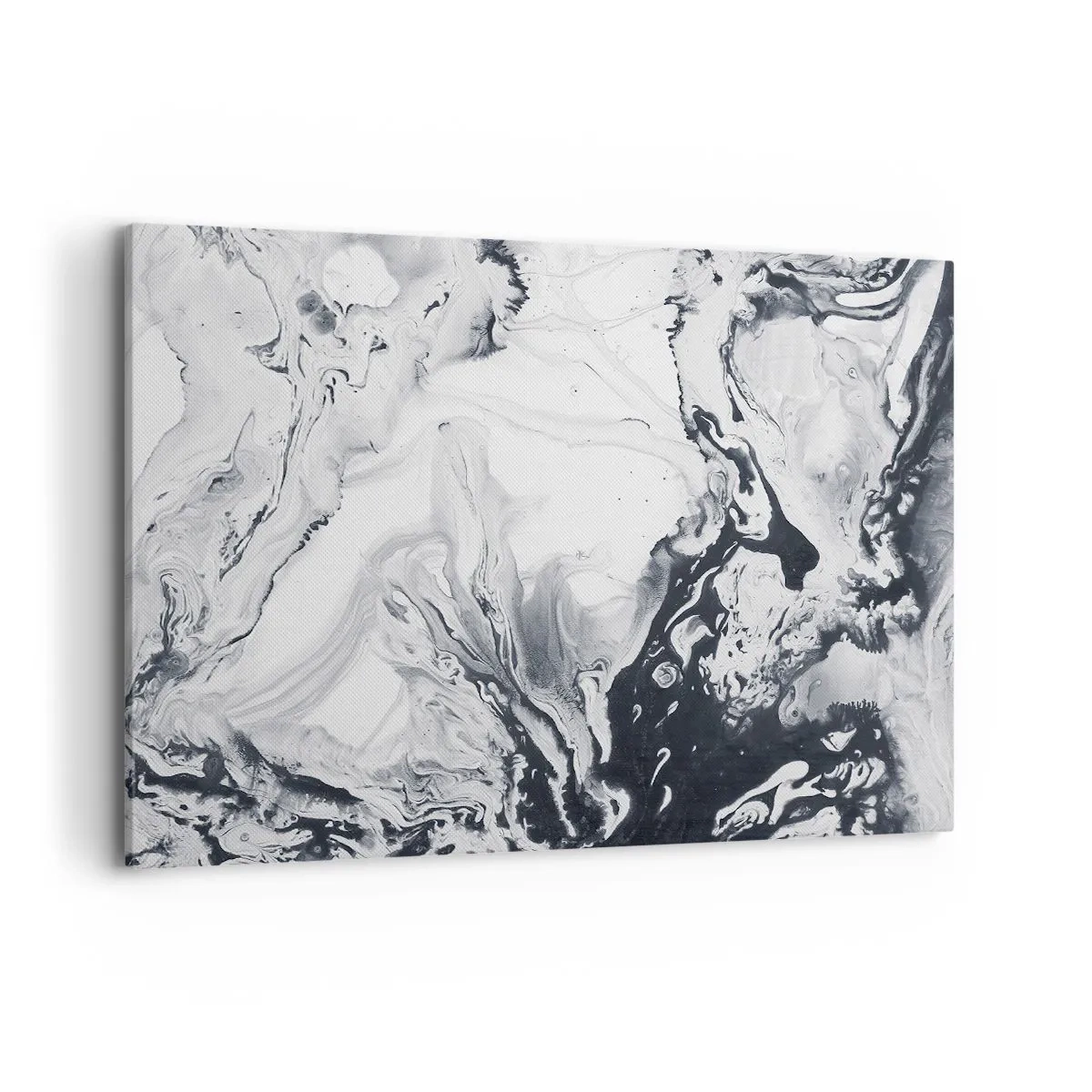 Schilderen op canvas - Het binnenste van de aarde - 120x80 cm