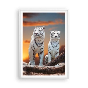 Poster in een witte lijst - Net als in Narnia - 70x100 cm