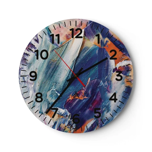 Wandklok - Klok - Kleur verwarring - 40x40 cm