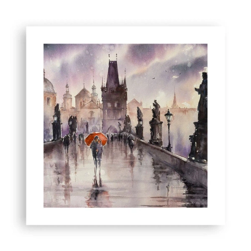 Poster - Mensen veranderen niet - 40x40 cm