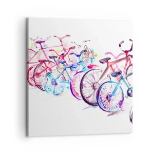 Schilderen op canvas - Congres van de Antymoto-club - 60x60 cm