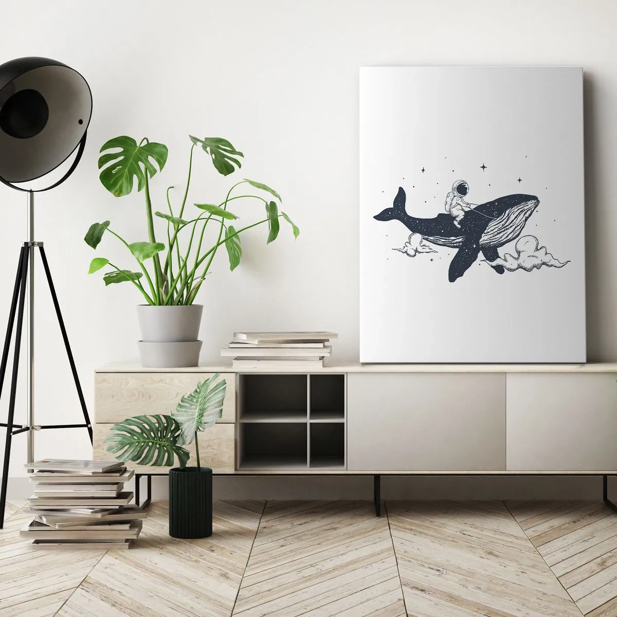 Schilderen op canvas - Ruimte avontuur - 50x70 cm