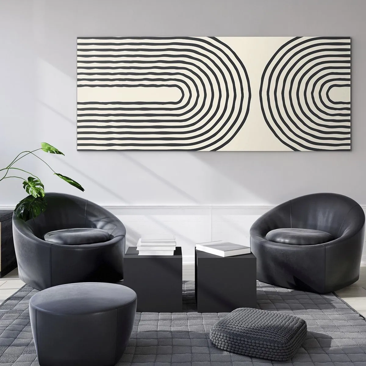 Schilderen op glas - In een ogenblik ... - 120x50 cm