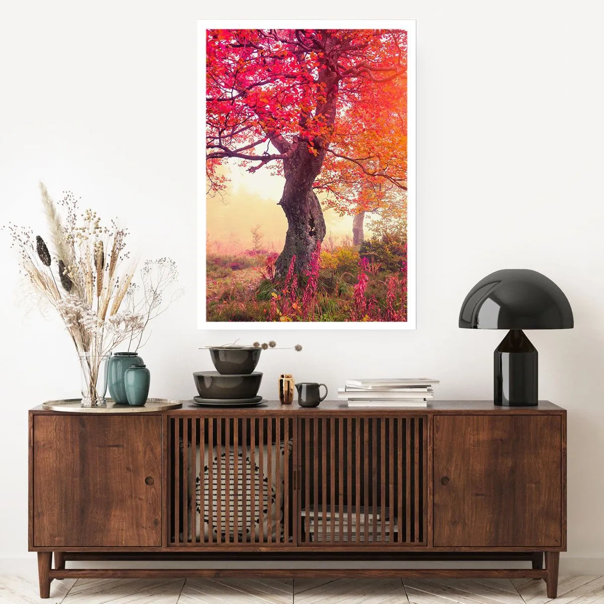 Poster - Bloeiende razernij - 70x100 cm