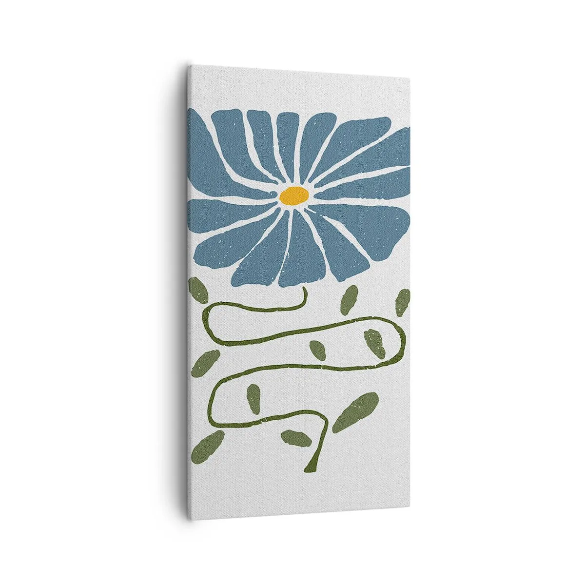 Schilderen op canvas - Van een tak tot een bloem - 55x100 cm