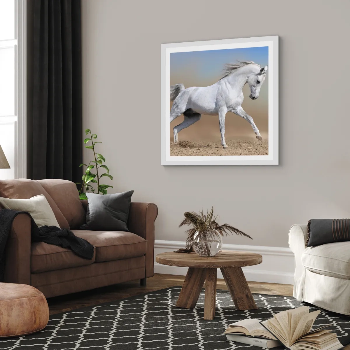 Poster in een witte lijst - Het mooiste Arabische sprookje - 50x50 cm