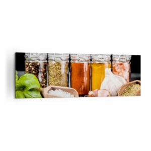 Schilderen op canvas - Zodat het leven smaak heeft - 160x50 cm