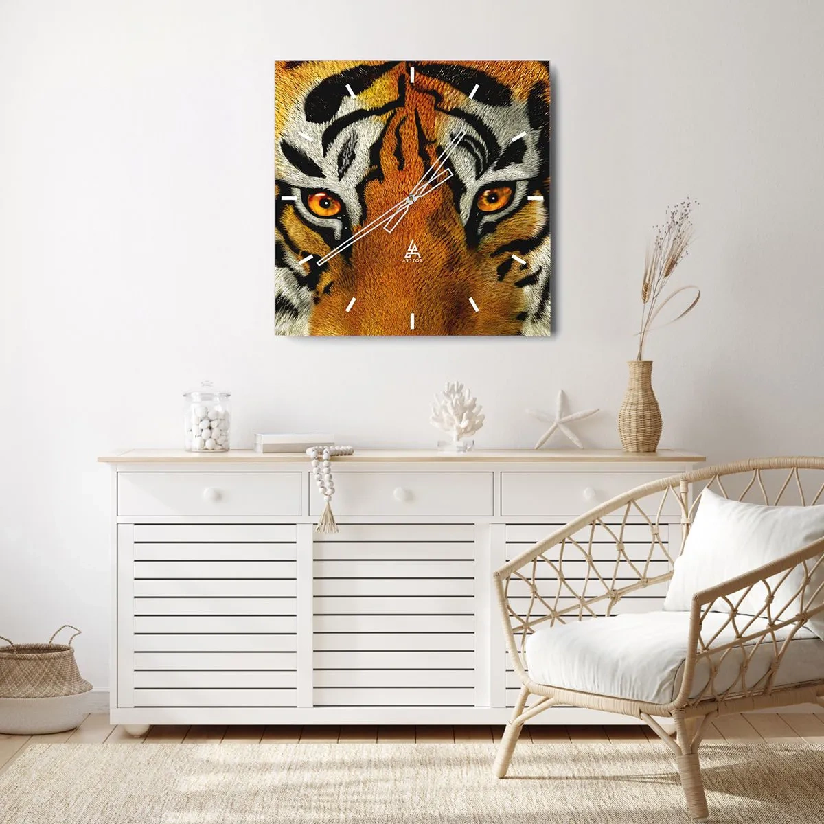 Wandklok - Klok - Vreselijk en mooi - 30x30 cm