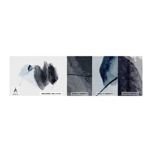 Fotobehang Monster Premium Sand - Intensiteit en beweging - Abstractie, Deel, Schilderen - 100x30 cm