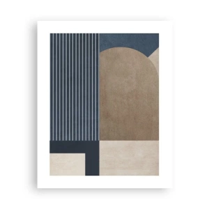 Poster - Een compositie van eenvoud en rondheid - 40x50 cm