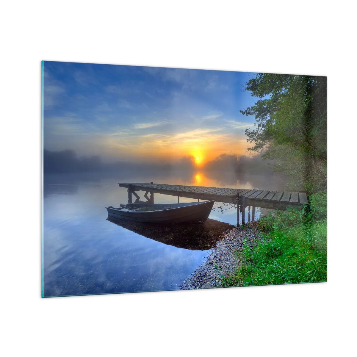 Schilderen op glas - Hoe gewoon verandert in magie - 100x70 cm