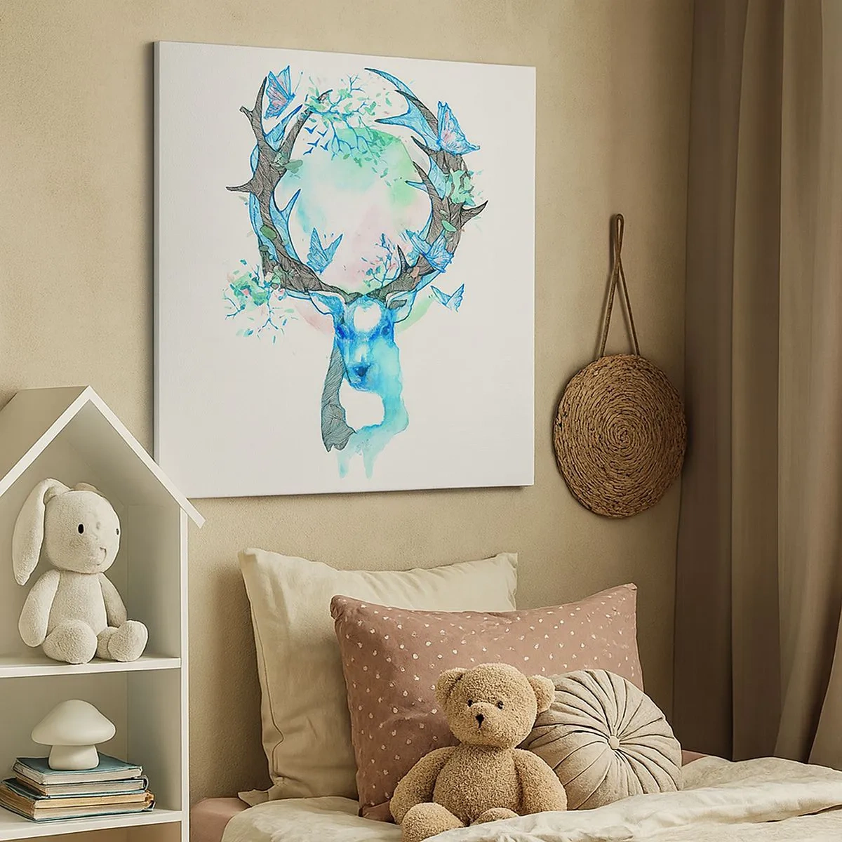 Schilderen op canvas - De kracht en delicatesse van de natuur - 30x30 cm