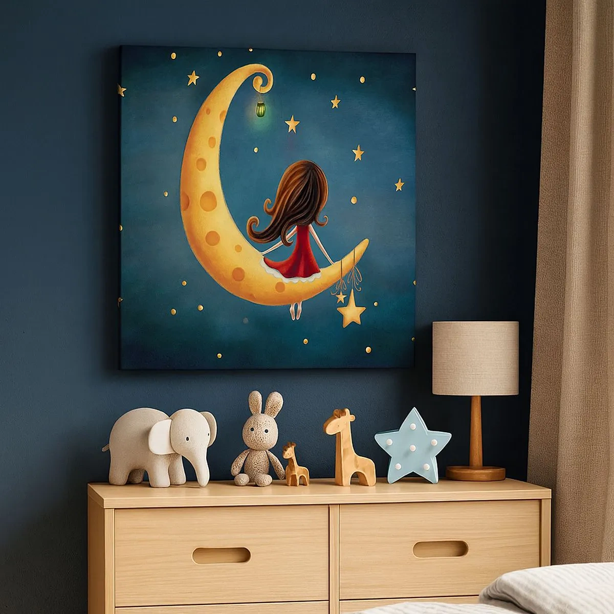 Schilderen op canvas - Een keer… - 30x30 cm