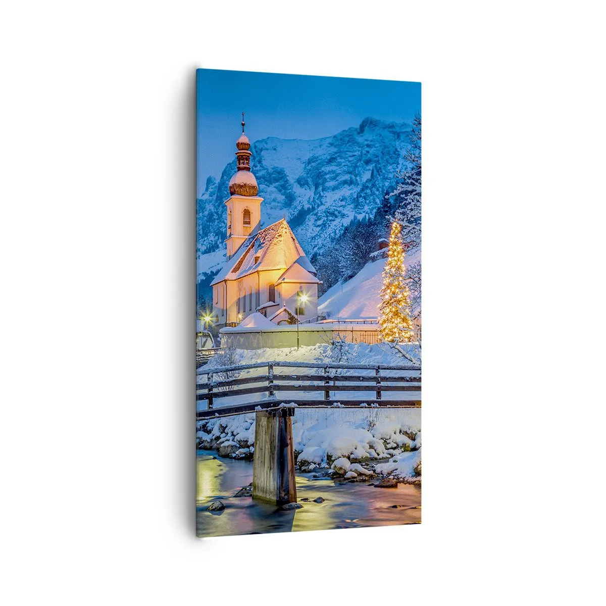 Schilderen op canvas - Kerstgeest - 65x120 cm