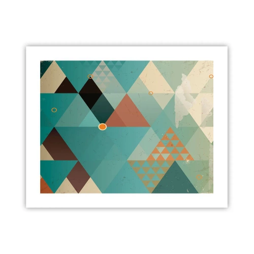 Poster - Eenheid van veelheid, veelheid van eenheid - 50x40 cm