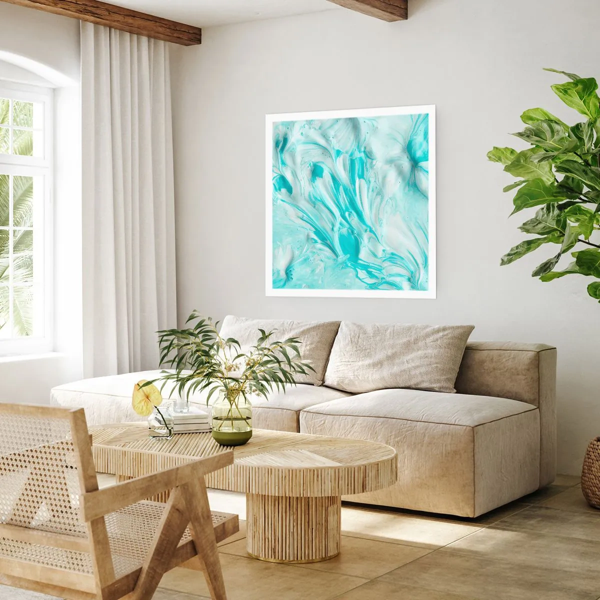 Poster - Voor altijd samen - 30x30 cm