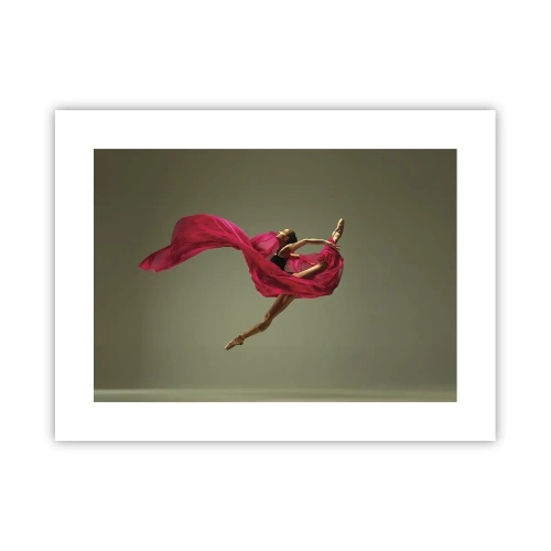 Poster - Dansende vlam - 40x30 cm