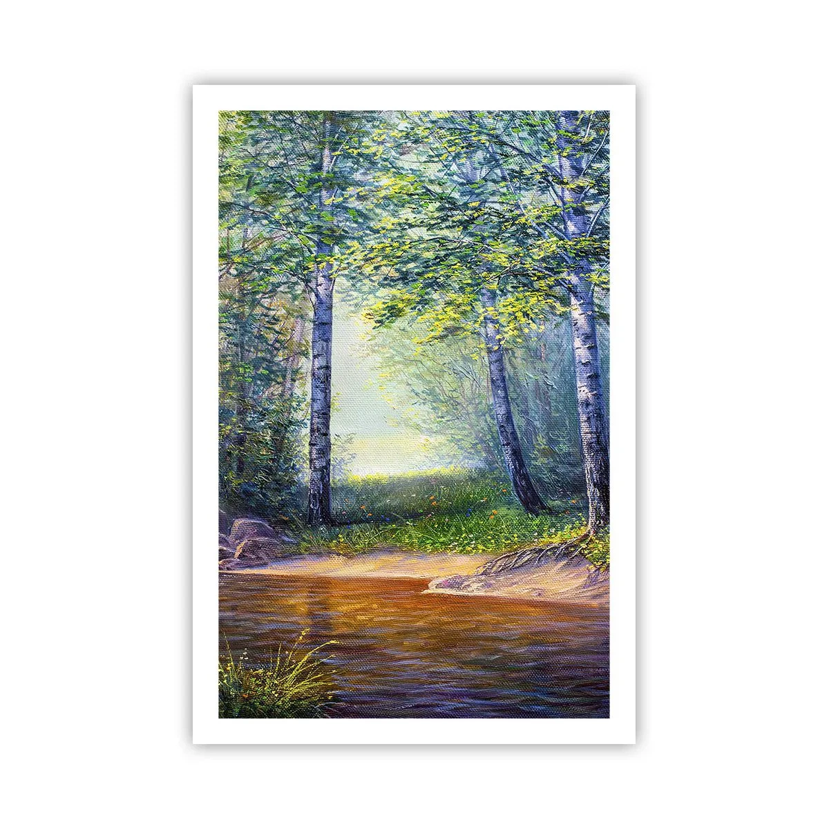 Poster - Idyllisch landschap - 61x91 cm
