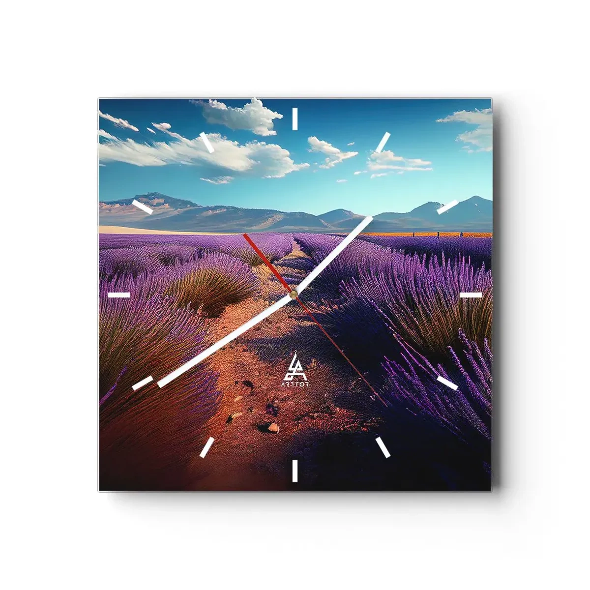 Wandklok - Klok - Geurige velden - 30x30 cm