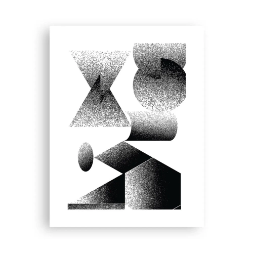 Poster - Hoeken en ovalen - 30x40 cm