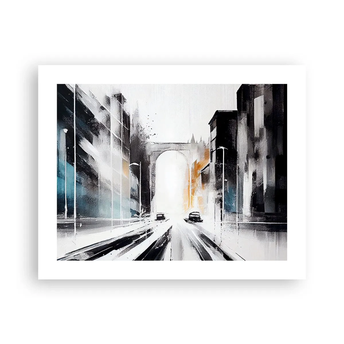 Poster - Stadsstudie: architectuur en beweging - 50x40 cm