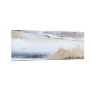 Schilderen op glas - Winterse compositie - 140x50 cm