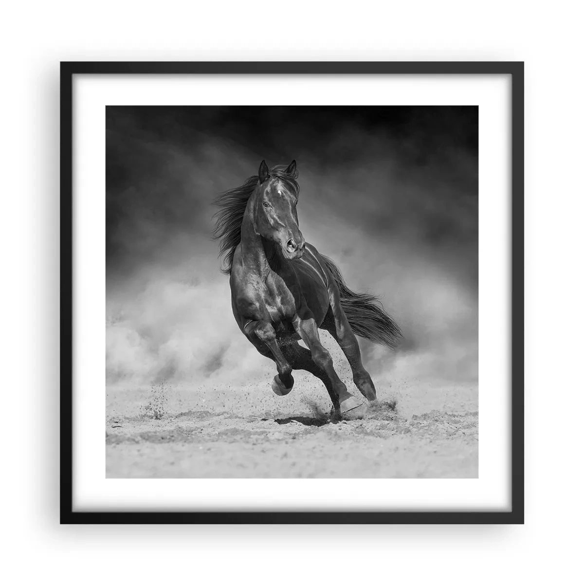 Poster in een zwarte lijst - De emir zelf waardig - 50x50 cm