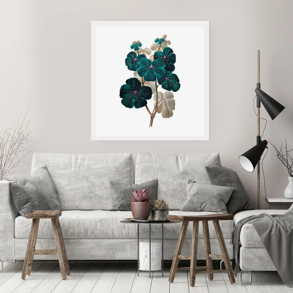 Poster - Uit het oude herbarium - 30x30 cm