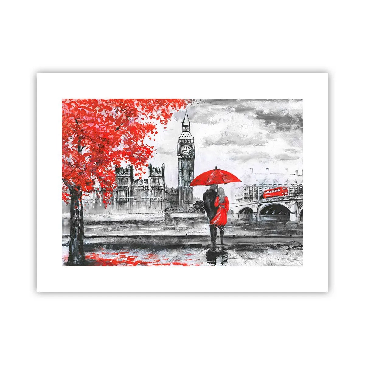 Poster - Verliefd op Londen - 40x30 cm