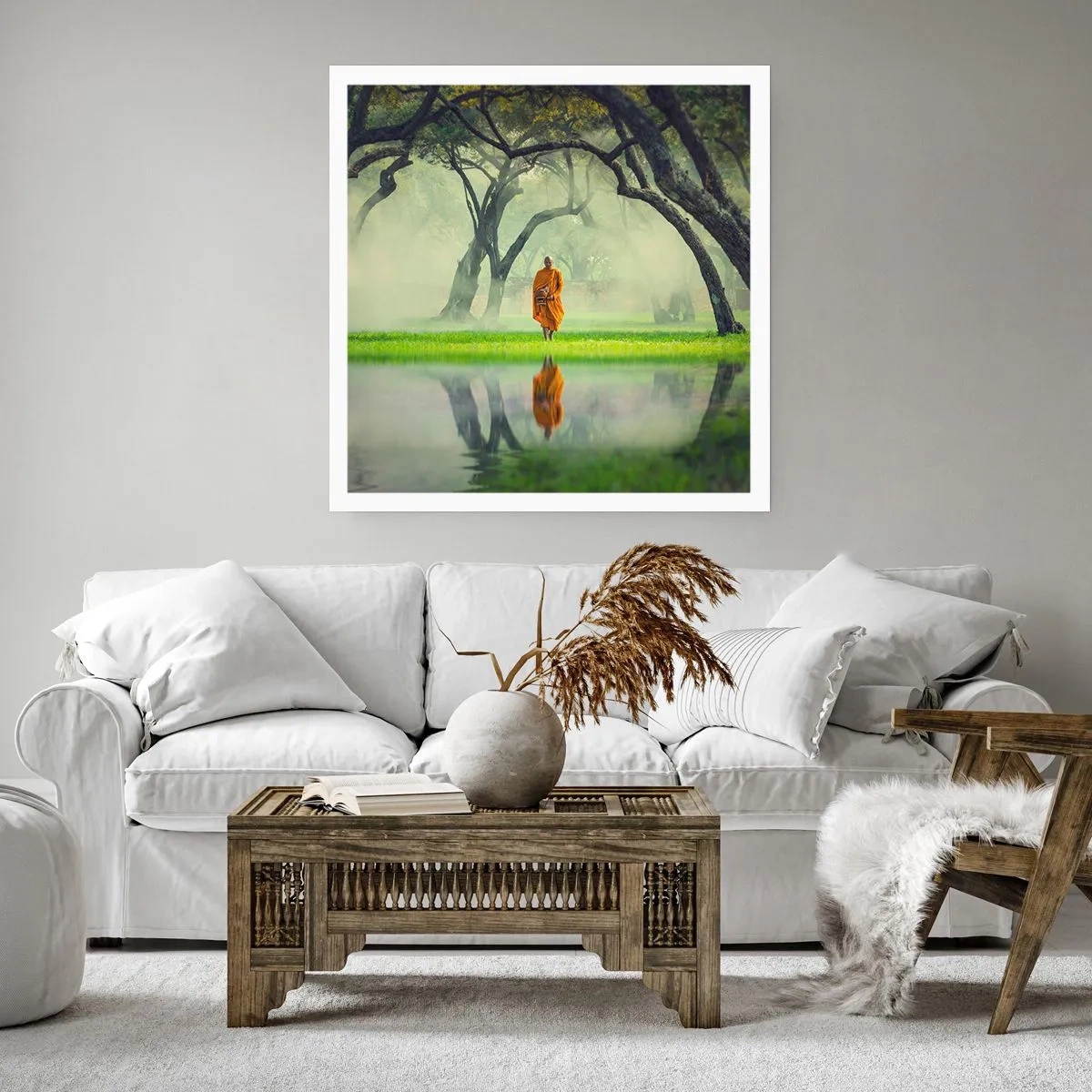 Poster - Op weg naar verlichting - 40x40 cm