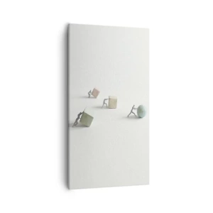 Schilderen op canvas - Puur leven - 55x100 cm