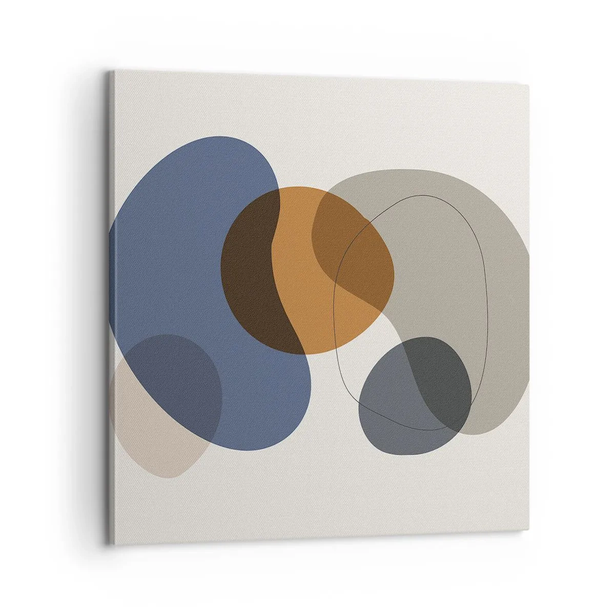 Schilderen op canvas - Kleur druppels - 60x60 cm