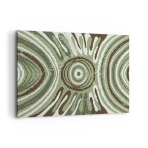 Schilderen op canvas - Een explosie van emoties - 120x80 cm