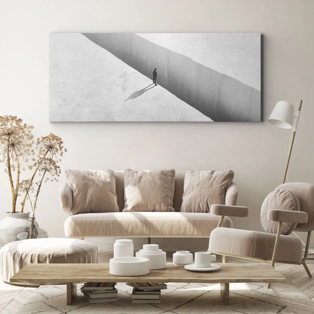 Schilderen op canvas - Een duidelijk doel - 100x40 cm