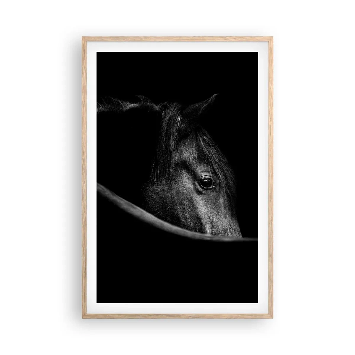 Een poster in een licht eiken lijst - Zwarte Prins - 61x91 cm