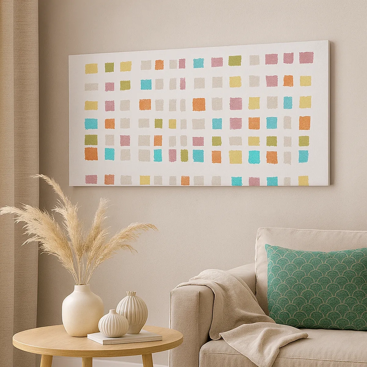 Schilderen op canvas - Onbekend spel - 30x30 cm