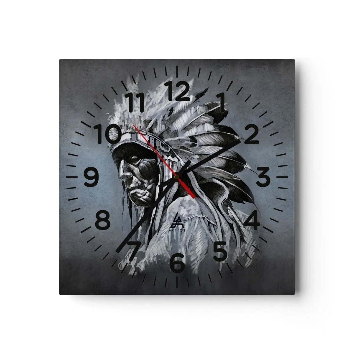 Wandklok - Klok - Keer terug naar de wortels - 30x30 cm