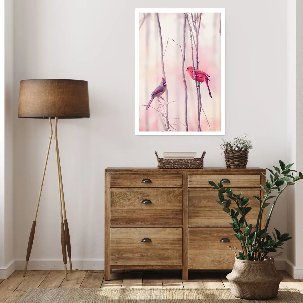 Poster - Verhaal van het roze woud - 61x91 cm