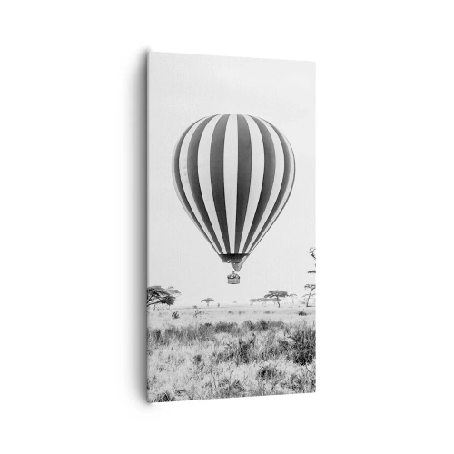 Schilderen op canvas - Boven de savanne - 65x120 cm