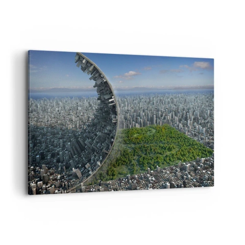 Schilderen op canvas - De natuur is eeuwig - 120x80 cm