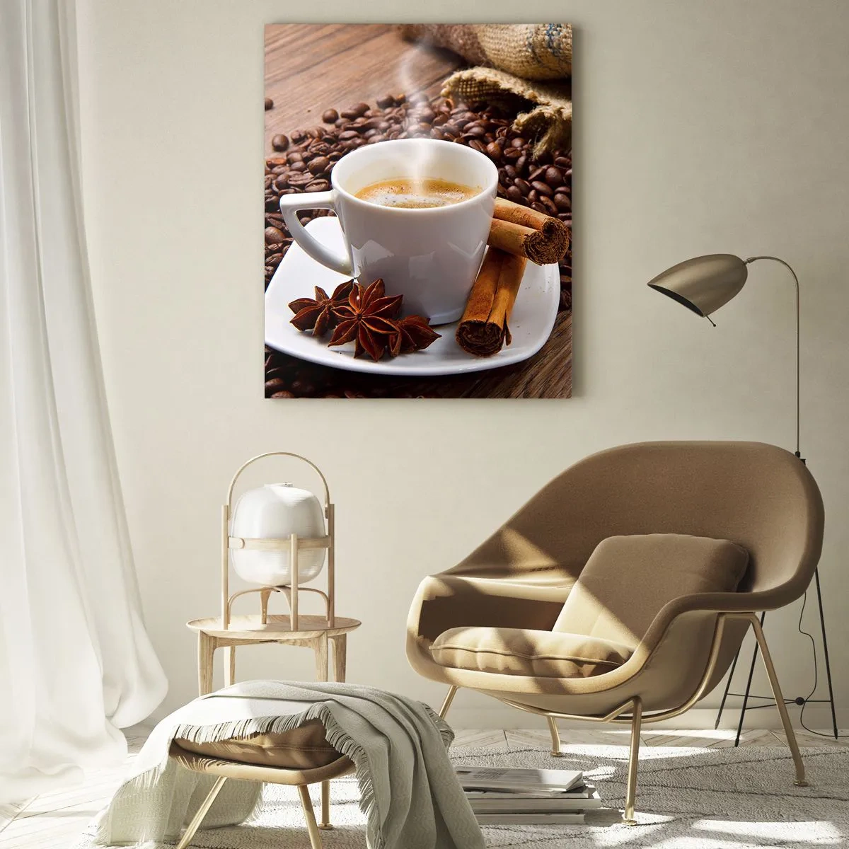 Schilderen op glas - Pittige smaak en aroma - 50x70 cm