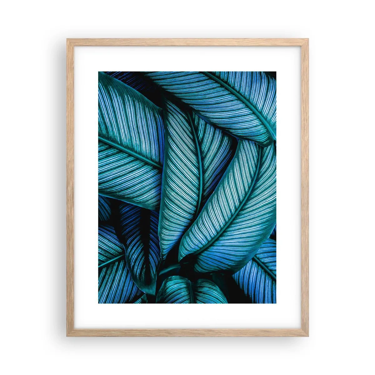 Een poster in een licht eiken lijst - Levens lijnen - 40x50 cm