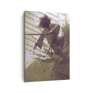 Schilderen op canvas - En je kunt een samoerai zijn - 50x70 cm