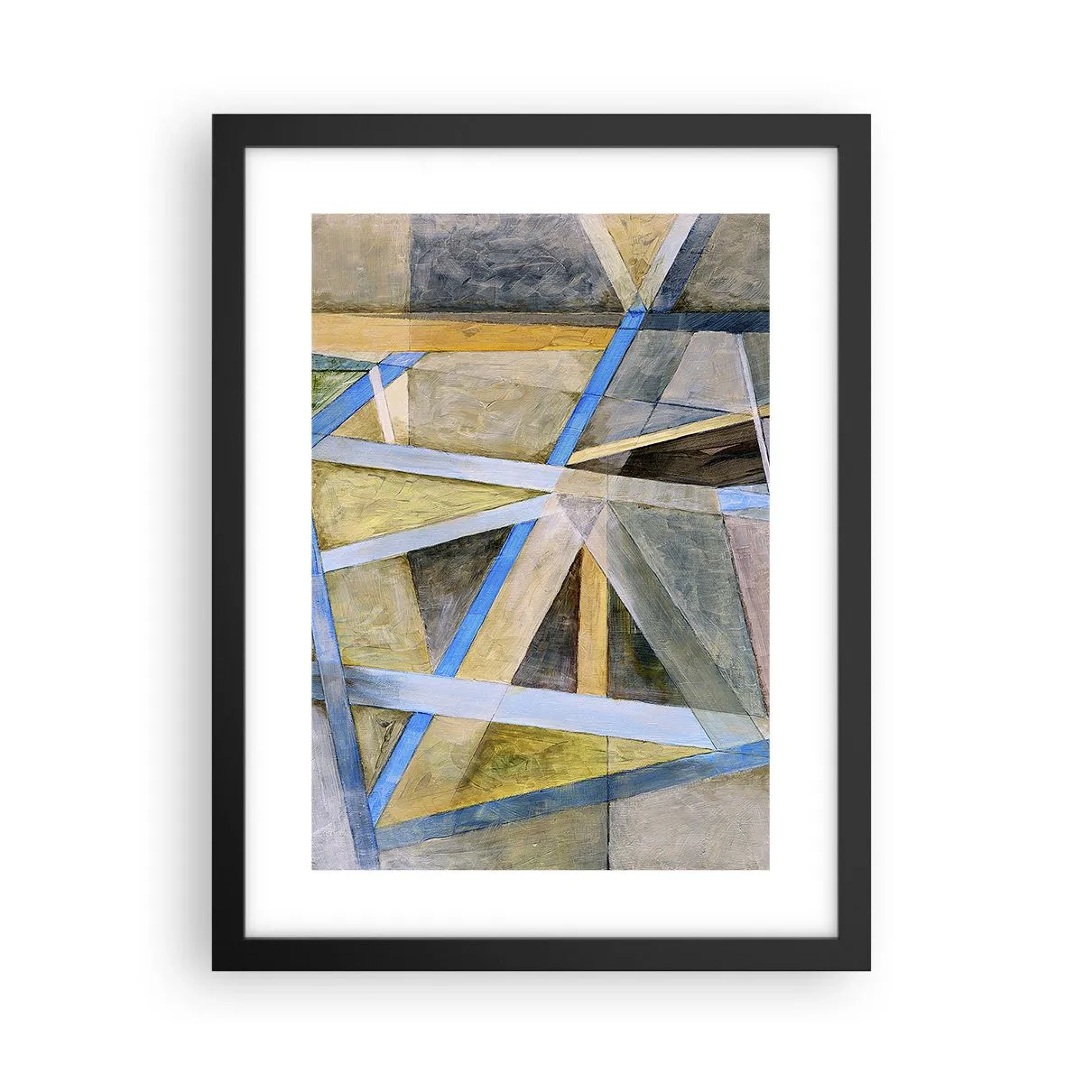 Poster in een zwarte lijst - Recht of diagonaal? - 30x40 cm