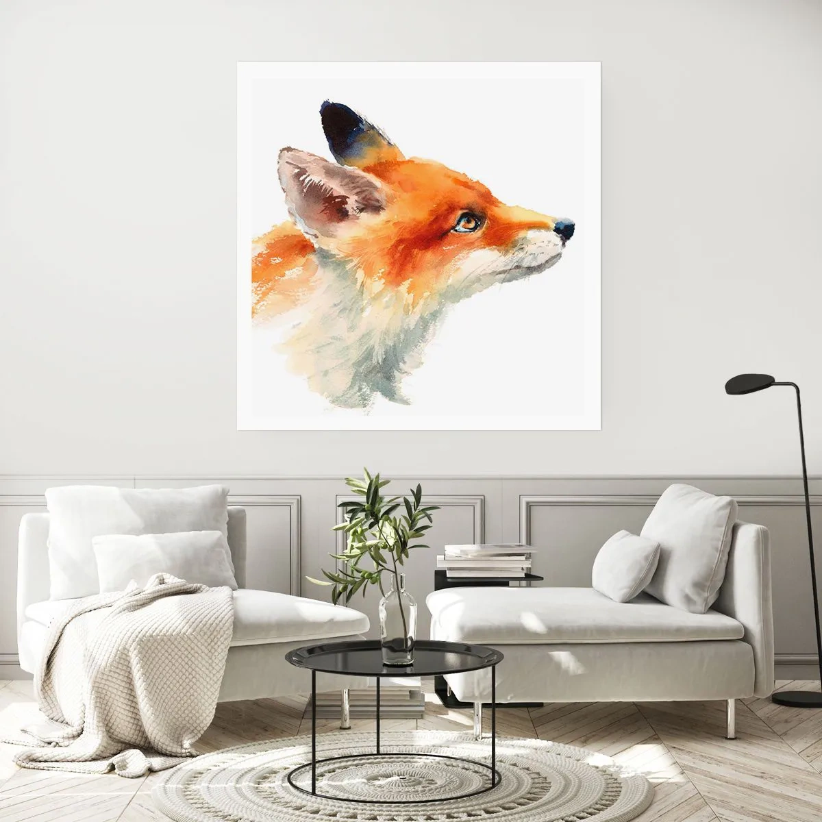 Poster - Je kunt nooit voorzichtig genoeg zijn - 60x60 cm