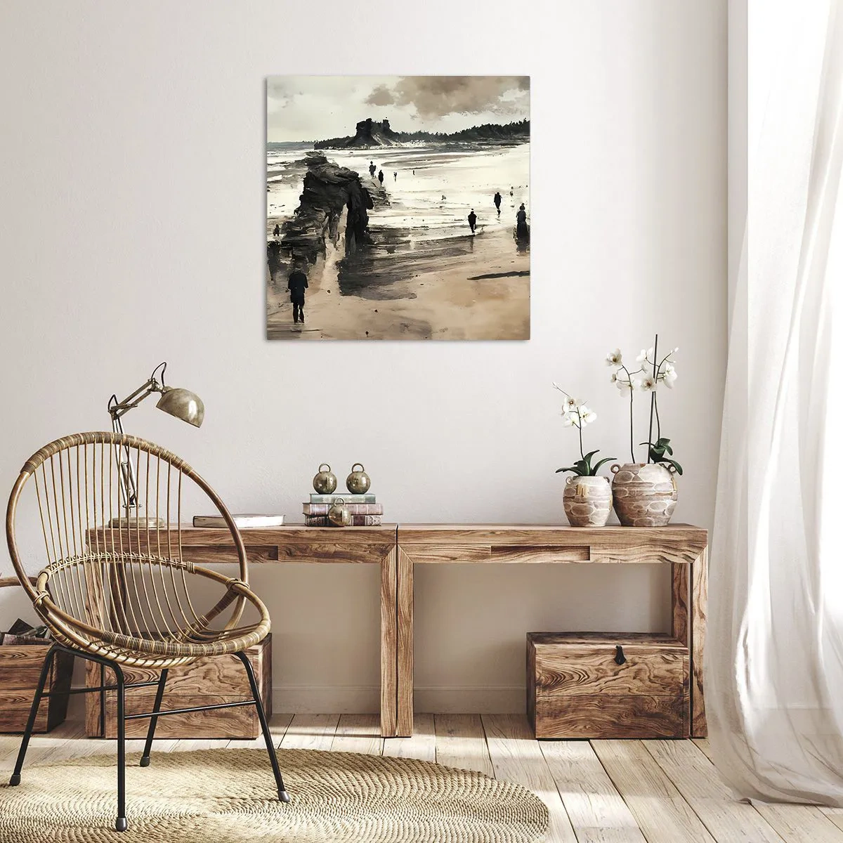 Schilderen op canvas - Opgeroepen - 40x40 cm